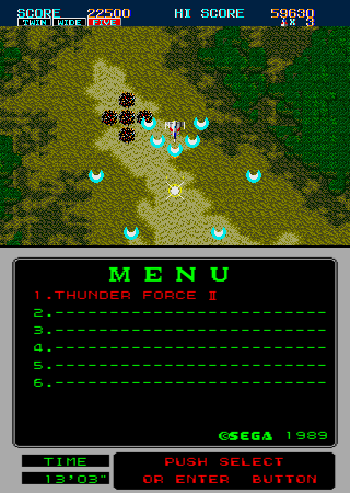 Thunder Force II MD (Mega-Tech) Screenthot 2